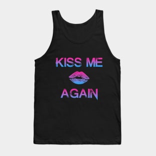 "KissMeAgain" - Purple Tank Top